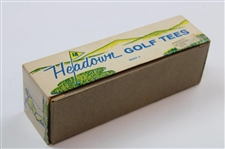 Vintage Headown Golf Tees w/Original Box