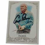 Arnold Palmer Signed 2012 Topps Allen and Ginter Golf Card JSA #P57616