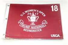 Ten (10) 2017 Women's US Open at Trump National Bedminster Red Screen Flags