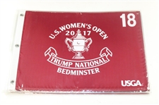 Ten (10) 2017 Women's US Open at Trump National Bedminster Red Screen Flags
