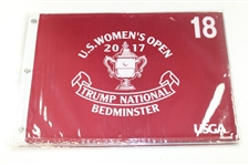 Ten (10) 2017 Women's US Open at Trump National Bedminster Red Screen Flags