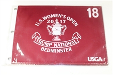 Ten (10) 2017 Women's US Open at Trump National Bedminster Red Screen Flags