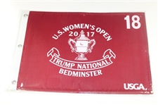 Ten (10) 2017 Women's US Open at Trump National Bedminster Red Screen Flags