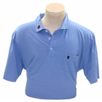 Blue Peter Millar Scotty Cameron Circle T Logo Lt Blue Seaside Wash Golf Polo Shirt