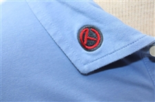 Blue Peter Millar Scotty Cameron Circle T Logo Lt Blue 'Seaside Wash' Golf Polo Shirt