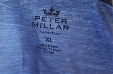 Blue Peter Millar Scotty Cameron Circle T Logo Lt Blue 'Seaside Wash' Golf Polo Shirt