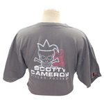 Scotty Cameron Studio Design Skull w/Crossbones Gray T-Shirt