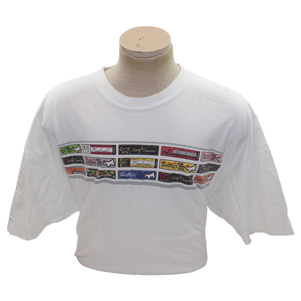Scotty Cameron Multi-Logo Junk Yard Dog, My Girl & others White T-Shirt