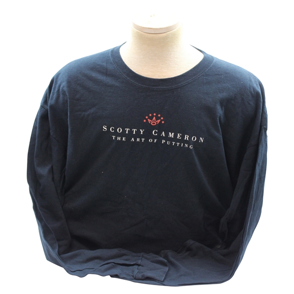 Scotty Cameron The Art of Putting with Crown Logo Black Long Sleeve T-Shirt