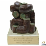 Harry E. Coopers 1980 Metropolitan Golf Association Distinguished Service Award