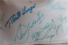 Woods, Hogan, Palmer, Nicklaus, Seve & other Masters Champions Multi-Signed 'The Masters' Golf Bag