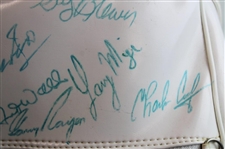 Woods, Hogan, Palmer, Nicklaus, Seve & other Masters Champions Multi-Signed 'The Masters' Golf Bag