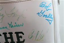 Woods, Hogan, Palmer, Nicklaus, Seve & other Masters Champions Multi-Signed 'The Masters' Golf Bag