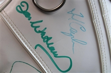 Woods, Hogan, Palmer, Nicklaus, Seve & other Masters Champions Multi-Signed 'The Masters' Golf Bag