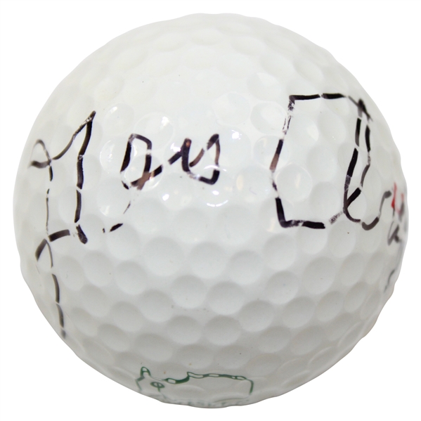 George Archer Signed Slazenger Masters Logo Golf Ball JSA ALOA