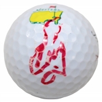Fuzzy Zoeller Signed Titleist Masters Logo Golf Ball JSA ALOA