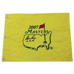 Gary Player Signed 2007 Masters Tournament Flag With Years Won JSA ALOA