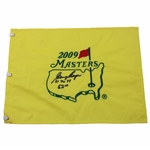 Gary Player Signed 2009 Masters Tournament Flag With Years Won & 52nd JSA ALOA