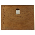 1968 Augusta National Golf Club Masters Player Gift - Aeiral Map Laminated on Wood