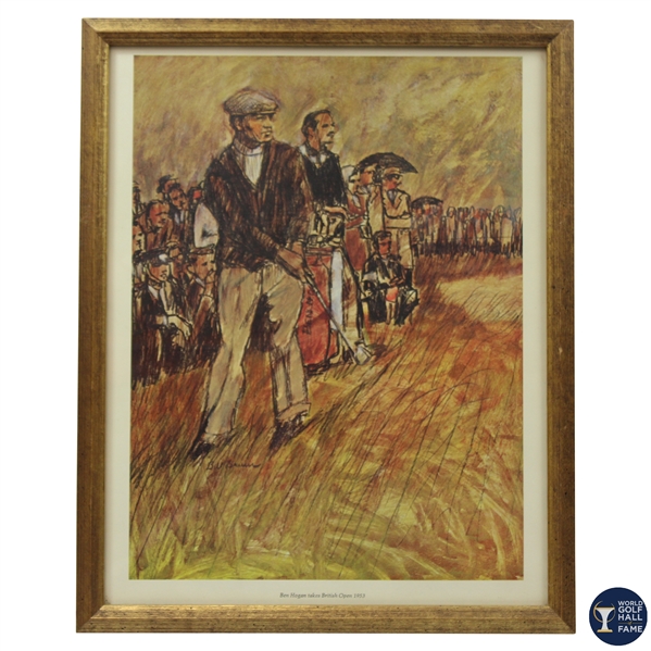 Ben Hogan Takes The British Open 1953 Framed Print - WGHoF Collection