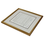 Louise Suggs Avenue Renaming in Delray Beach Proclamation - Framed WGHoF Collection