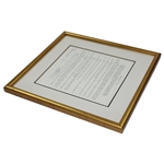 Louise Suggs Avenue Renaming in Delray Beach Proclamation - Framed WGHoF Collection