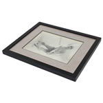 Cary Middlecoff Signed Framed Pencil Sketch  - WGHoF Collection JSA ALOA