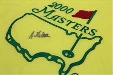 Art Wall Signed 2000 Masters Embroidered Flag JSA ALOA
