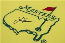 Jack Nicklaus Signed Undated Masters Tournament Embroidered Flag JSA #Y53725