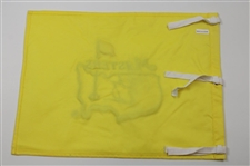 Palmer, Nicklaus & Player 'Big Three' Signed Undated Masters Tournament Embroidered Flag JSA ALOA