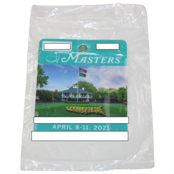 2021 Masters Tournament SERIES Badge in Unopened Sealed Package - Rare