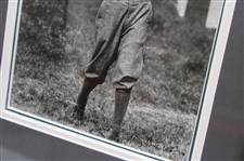 Francis Ouimet Signed 1949 Index Card w/Photo Display JSA ALOA