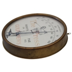 Walter Hagen 'The Press Golf Shoot's Par An All Golf News' Thermometer by Lakeside Mfg. Co. Chicago