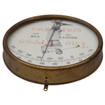 Walter Hagen 'The Press Golf Shoot's Par An All Golf News' Thermometer by Lakeside Mfg. Co. Chicago