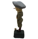 c.1930's Large Penfold Man Statue w/Tee & Base - Good Condition