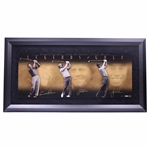 Woods, Nicklaus & Palmer Signed Legends of Golf LTD ED Print #224/250 UD #BAJ59549