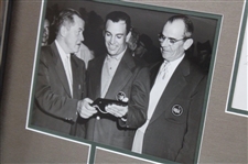 1946 Augusta National Golf Club Masters Invitation, Photo & Rules Display 