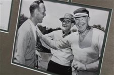 1946 Augusta National Golf Club Masters Invitation, Photo & Rules Display 