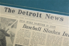 1960 Golf's Great Bobby Jones Detroit News Article - Framed