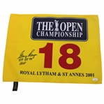 Gary Player Signed 2001 Open Championship at Royal Lytham & St. Annes w/59 68 74 Hof JSA #AH45990