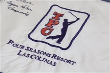 Tom Watson Signed TPC Flag w/'Winner Byron Nelson Championship 1975,1977,1978,1979' JSA ALOA