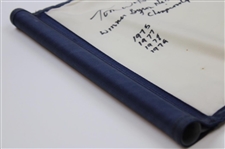 Tom Watson Signed TPC Flag w/'Winner Byron Nelson Championship 1975,1977,1978,1979' JSA ALOA