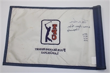 Tom Watson Signed TPC Flag w/'Winner Byron Nelson Championship 1975,1977,1978,1979' JSA ALOA