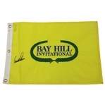 Arnold Palmer Signed Bay Hill Invitational Embroidered Flag JSA ALOA