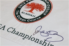 Rory McIlroy Signed 2012 PGA Championship at Kiawah Embroidered Flag JSA ALOA