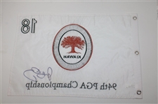 Rory McIlroy Signed 2012 PGA Championship at Kiawah Embroidered Flag JSA ALOA