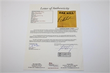 Brooks Koepka Signed 2023 PGA Championship at Oak Hill Flag JSA #YY32271