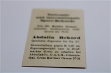 1932 Bobby Jones Abdulla Co. German Sports Records Card #200