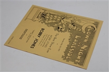 1931 Clown Night At Lakeside Guest Of Honor Bobby Jones Invitation - May 30th