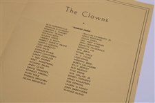1931 Clown Night At Lakeside Guest Of Honor Bobby Jones Invitation - May 30th